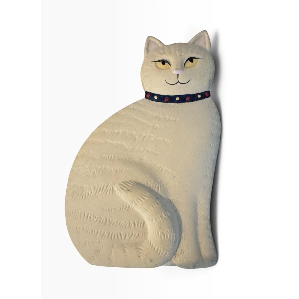 Vintage Cat Happy Kitty Sitting Trinket Dish Keepsake Made Japan Specialty Gifts